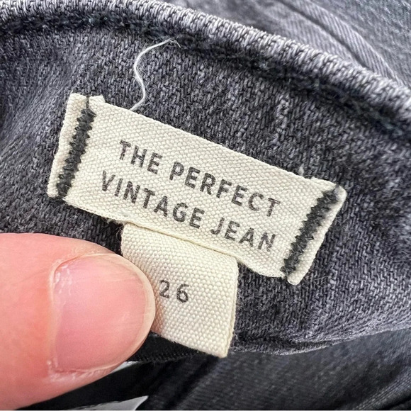 Madewell the Perfect Vintage Jean in lunar black was size 26 - Picture 7 of 10